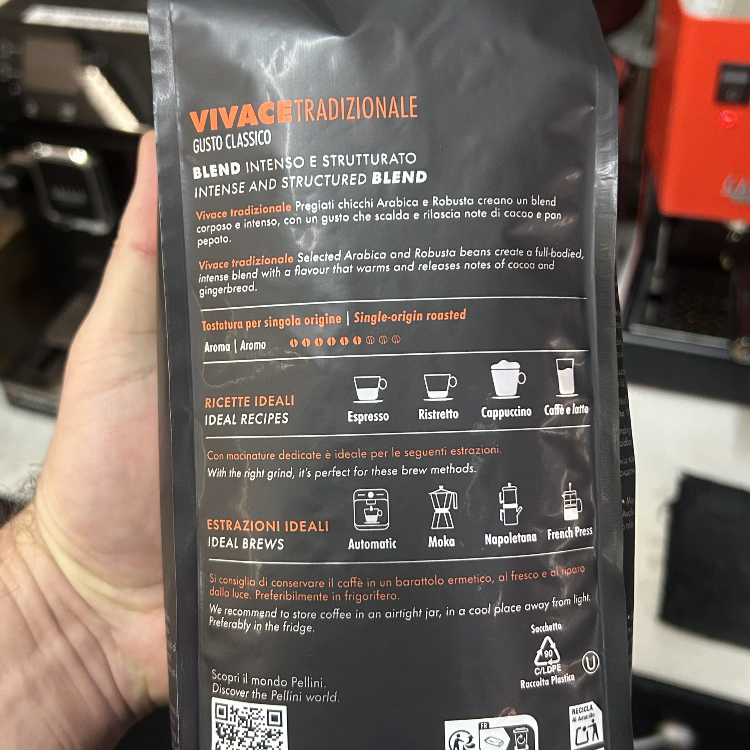 Pellini Vivace Tradizionale 500g zrno - Slika 4