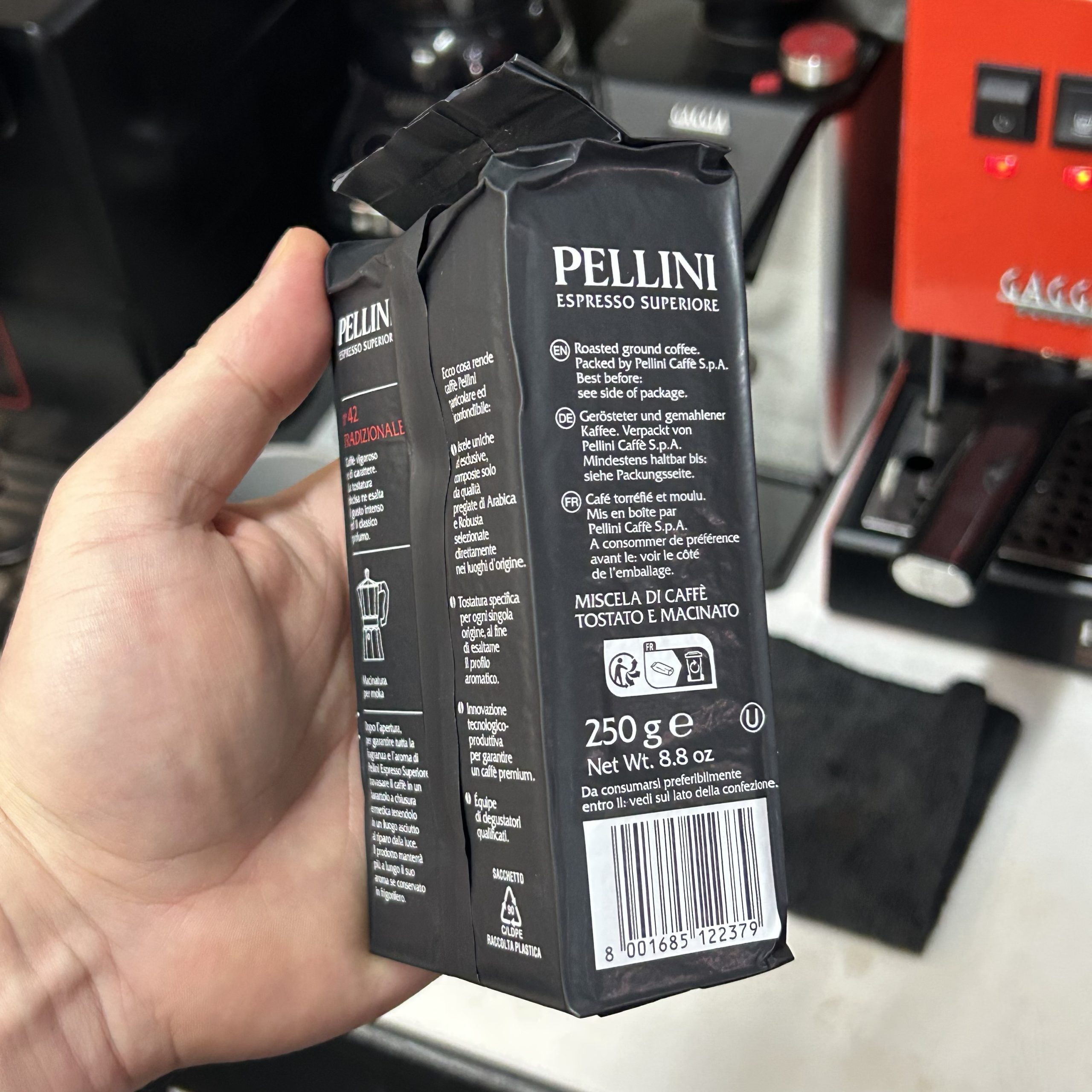 Pellini Tradizionale 250g mljevena moka - Slika 4