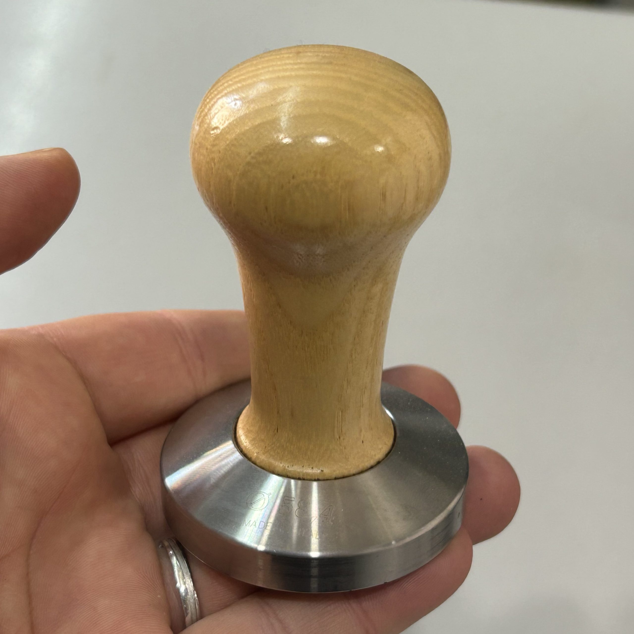 Tamper 58,4mm Precision Svijetlo Drvo - Slika 3