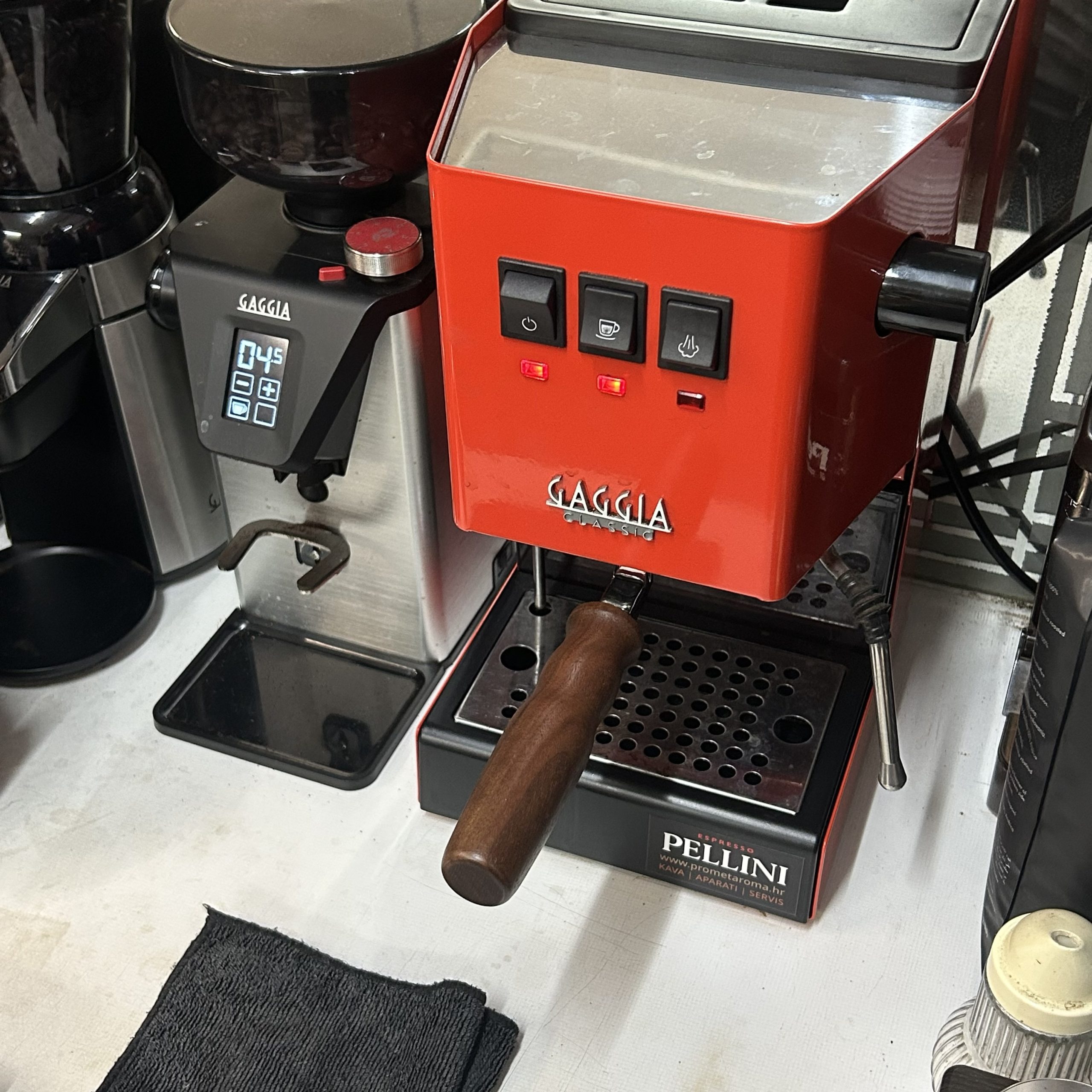 Bottomless portafilter za Gaggia Classic drvo - Slika 6