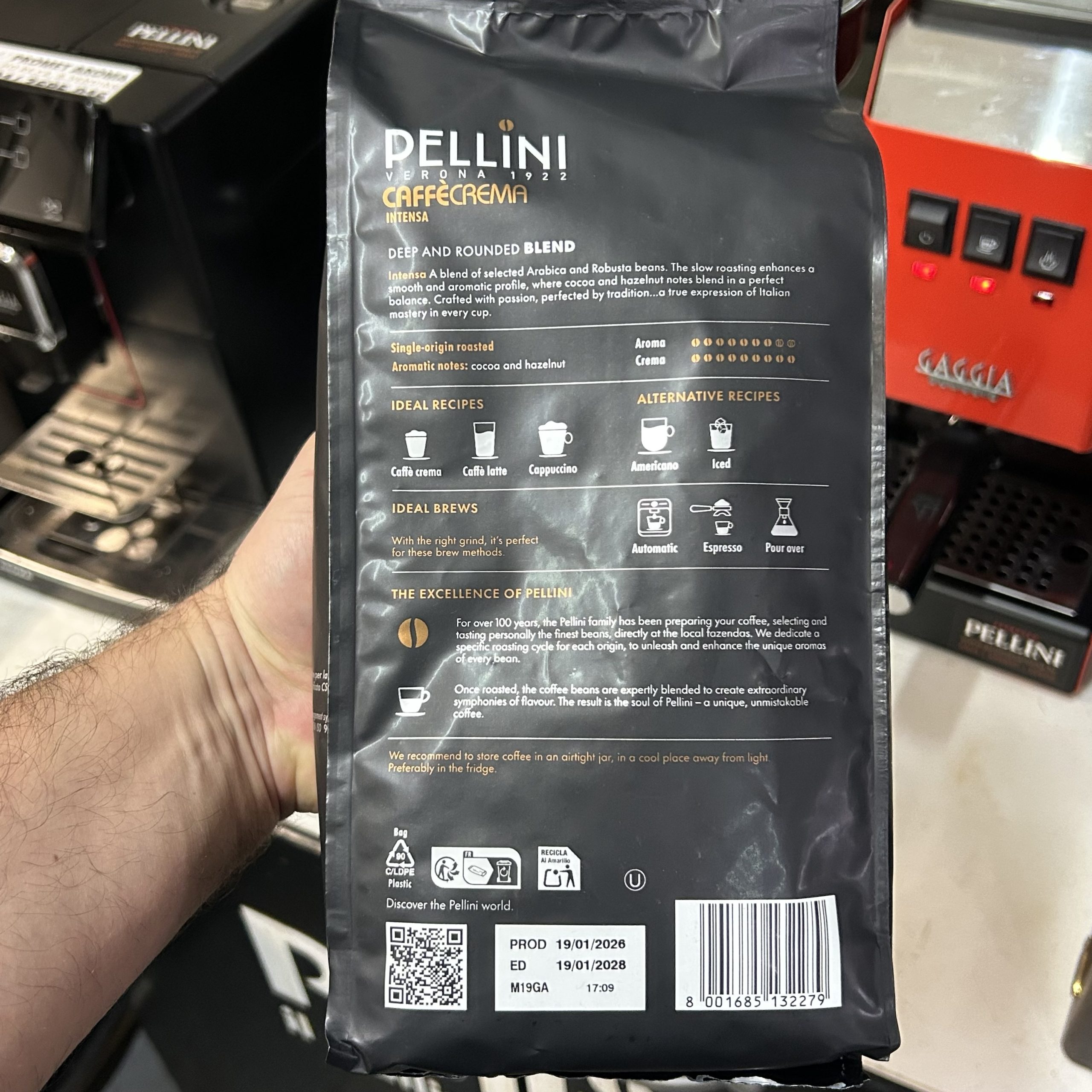 Pellini CaffèCrema Intensa 1kg zrno - Slika 3